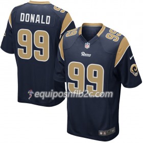 Camiseta Hombre NFL Los Angeles Rams Aaron Donald 99 Nike Navy